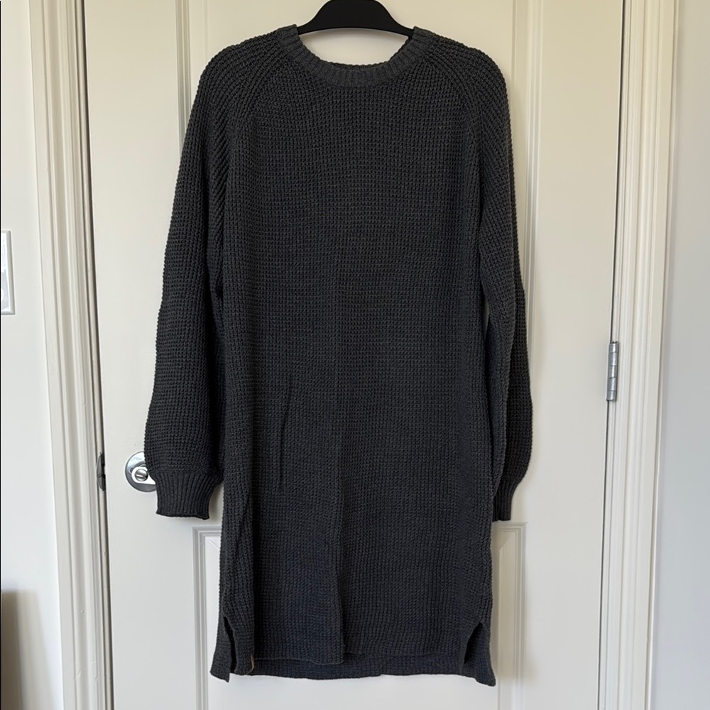 TenTree Dark Heather Gray Crewneck Dress